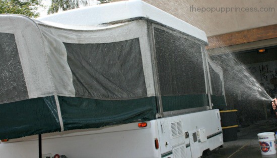 pop up camper canvas waterproof